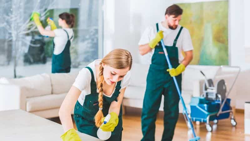 contratar limpiadores tras una reforma